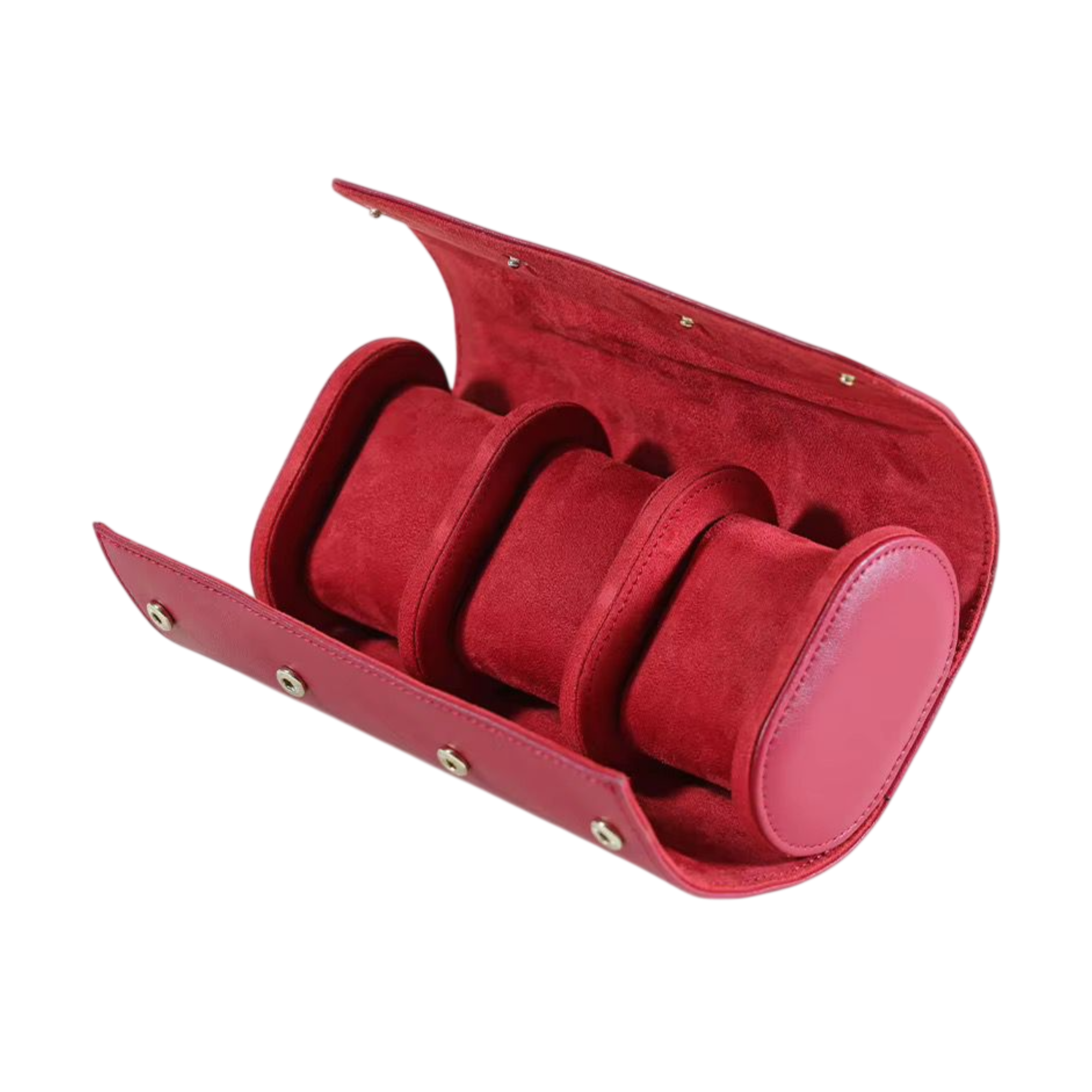 Noma Trio – Écrin 3 montres · Lisse · Ruby
